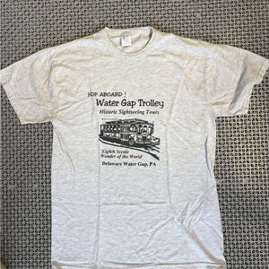 Vintage 1990’s Historic Delaware Water Gap Trolley Russell Athletic Graphic Tee